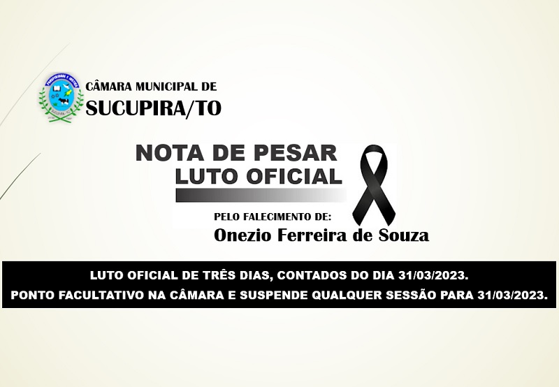 Luto Oficial e Ponto Facultativo