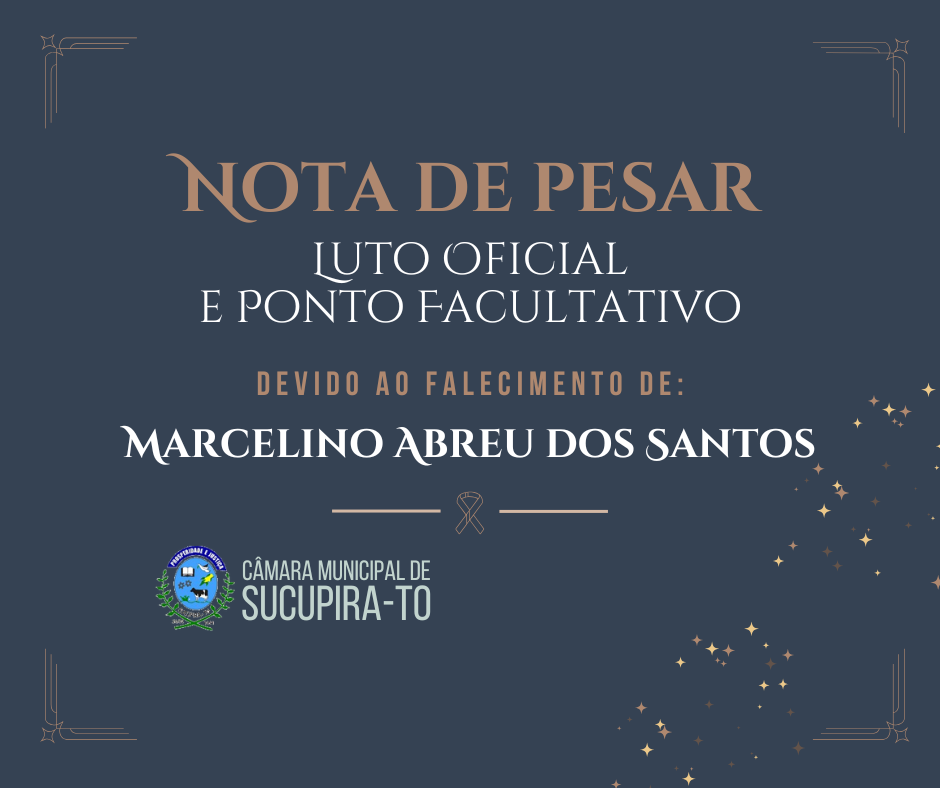 Luto Oficial e Ponto Facultativo