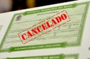 Títulos eleitorais cancelados Títulos eleitorais cancelados