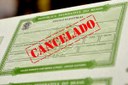 Títulos eleitorais cancelados